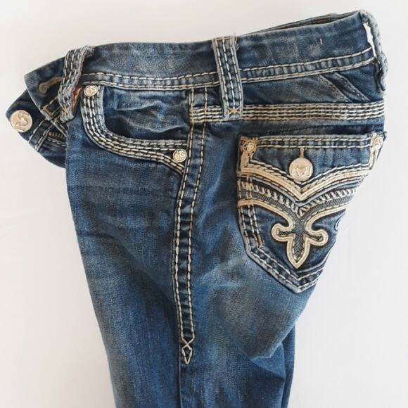 Rock Revival Ankle Skinny Braylee Jeans 24 - Picture 8 of 13